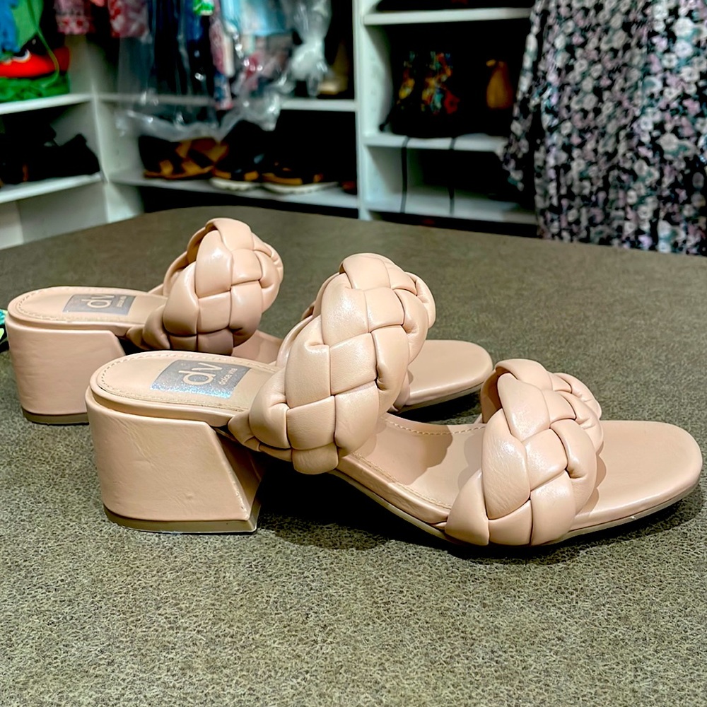 DV Dolce Vita braided sandals, 2” heel